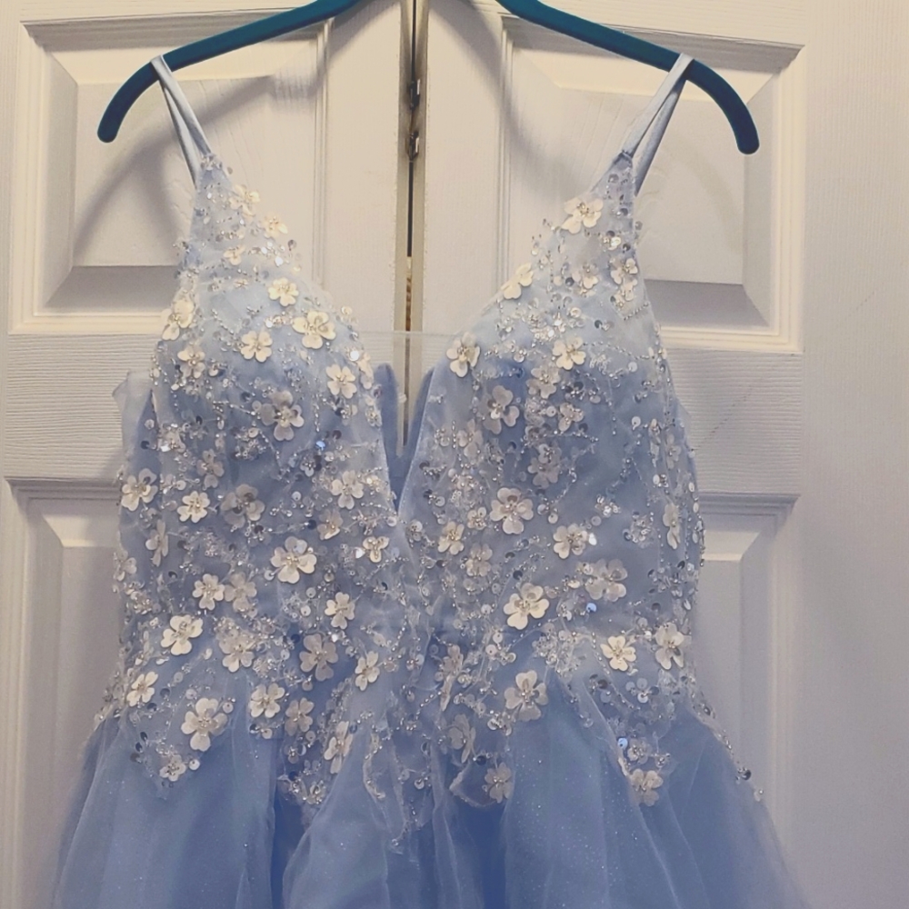 Custome Blue tulle dress, Never Worn